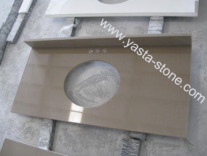 China Quartz Stone Vanity tops